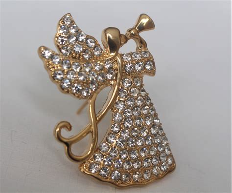 brooch angel|angel brooch pins for women.